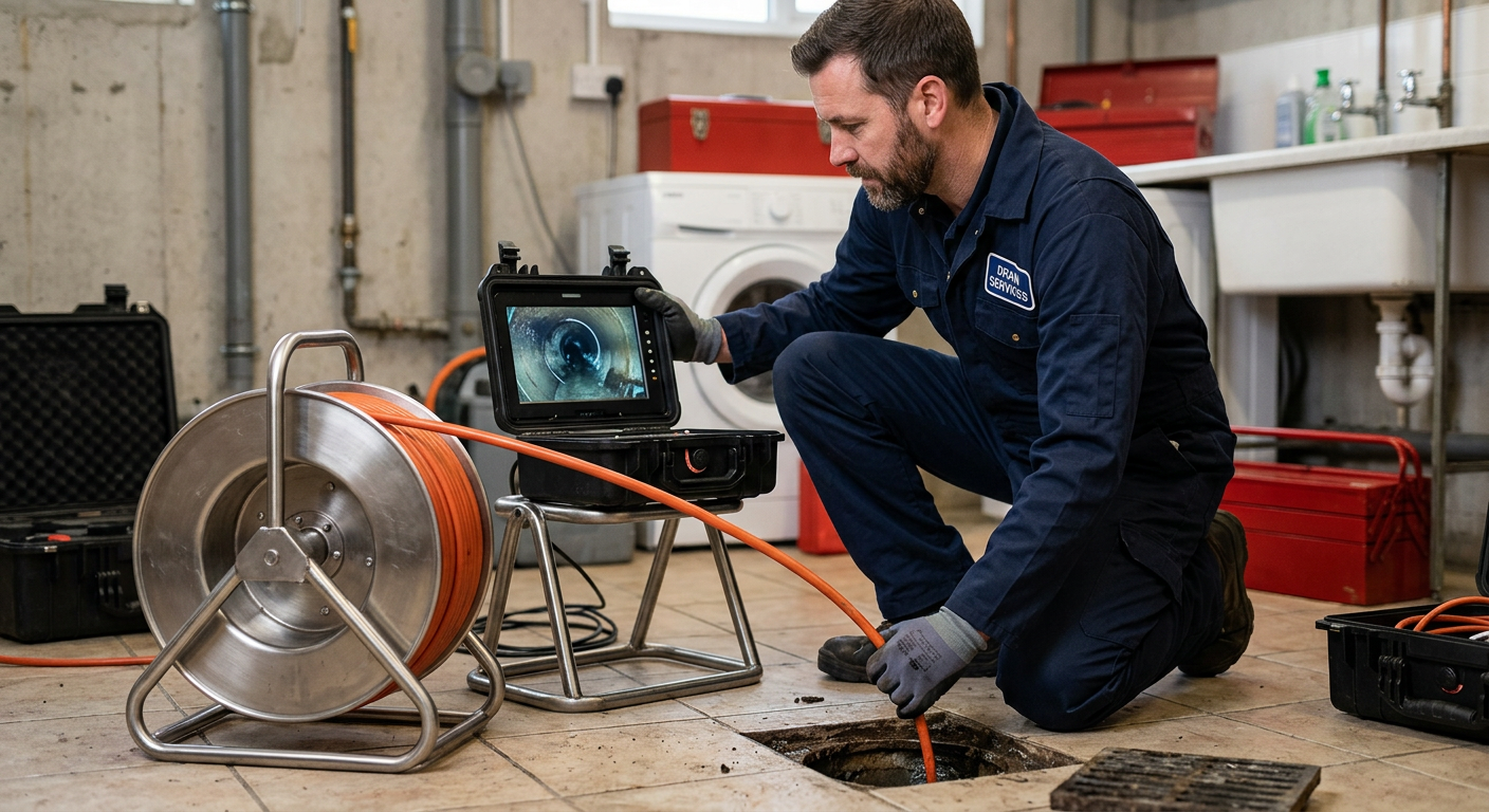 Inspection caméra endoscopique de canalisation à Massy 91