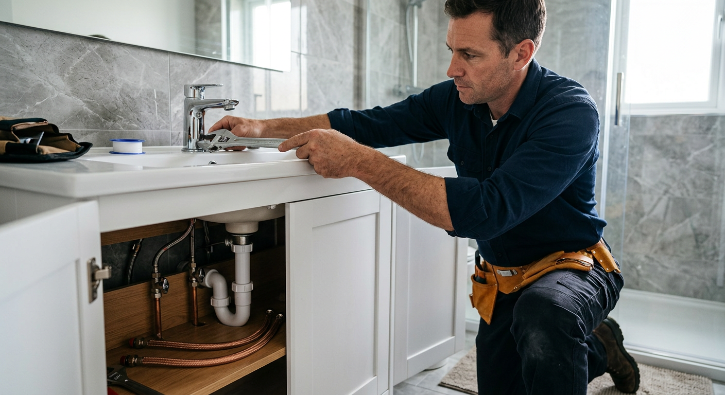 Installation de mitigeur par un plombier à Massy 91